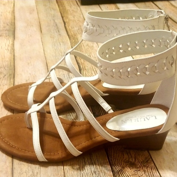 Ralph Lauren Shoes - RALPH LAUREN WOMEN'S OPEN TOE ANKLE STRAP SANDALS